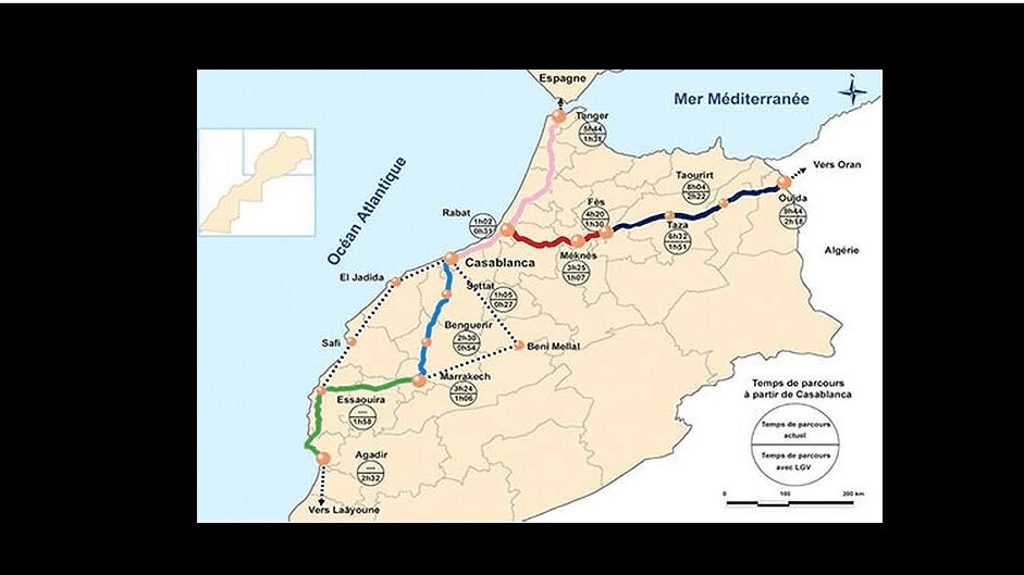 Marocco Rete Ferroviaria